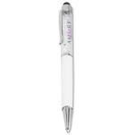 Allure Stylus Ball Pen - Solid White