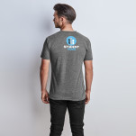 Mens Michigan Melange V-Neck T-Shirt