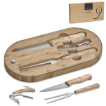 Okiyo Suraisu Bamboo Food & Wine Set