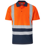 Surveyor Two-Tone Hi-Viz Reflective Golf Shirt