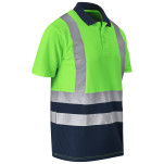 Surveyor Two-Tone Hi-Viz Reflective Golf Shirt