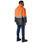 Hazard Padded Two-Tone Hi-Viz Reflective Jacket