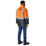 Hazard Padded Two-Tone Hi-Viz Reflective Jacket