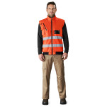 Techno Padded Hi-Viz Reflective Bunny Jacket