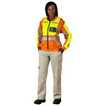 Metro Two-Tone Hi-Viz Reflective Zip-Off Jacket