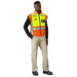 Metro Two-Tone Hi-Viz Reflective Zip-Off Jacket