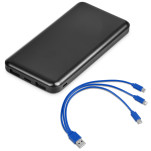 Kingpin Black Compact 5000mAh Power Bank Set