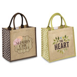 Polka Jute Tote