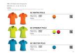 Ladies Matrix Polo - Orange/graphite