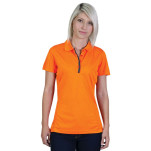 Ladies Matrix Polo - Orange/graphite