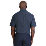 Matthew Shirt Short Sleeve - Check 1 - Navy