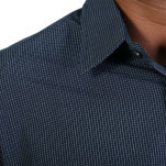 Matthew Shirt Short Sleeve - Check 1 - Navy