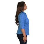 Donna Blouse 3/4 Sleeve - Check 3