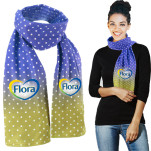 Fleece scarf with ful col