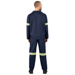 Technician 100% Cotton Conti Suit - Reflective Arms & Legs - Yellow Tape