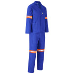 Technician 100% Cotton Conti Suit - Reflective Arms & Legs - Orange Tape