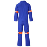 Technician 100% Cotton Conti Suit - Reflective Arms & Legs - Orange Tape