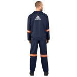 Technician 100% Cotton Conti Suit - Reflective Arms & Legs - Orange Tape