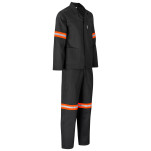 Trade Polycotton Conti - Suit Reflective Arms, Legs & Back - Orange Tape