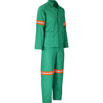 Trade Polycotton Conti - Suit Reflective Arms, Legs & Back - Orange Tape