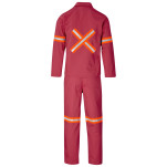 Trade Polycotton Conti - Suit Reflective Arms, Legs & Back - Orange Tape