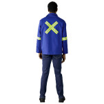 Artisan Premium 100% Cotton Jacket - Reflective Arms & Back - Yellow Tape