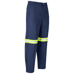 Trade Polycotton Pants - Reflective Legs - Yellow Tape