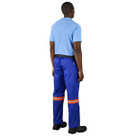 Site Premium Polycotton Pants - Reflective Legs - Orange Tape