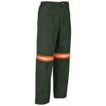 Site Premium Polycotton Pants - Reflective Legs - Orange Tape