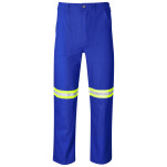 Artisan Premium 100% Cotton Pants - Reflective Legs - Yellow Tape