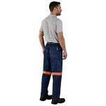 Cast Premium 100% Cotton Denim Pants - Reflective Legs - Orange Tape