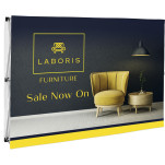 Legend Double-Sided Straight Banner Wall 1.52m x 2.25m