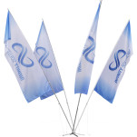 Champion 4 Flag Fountain 5m Medium (1m x 3m flags)