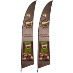 Legend 3m Arcfin Flying Banner (Set of 2)