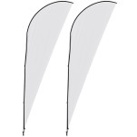 Legend 4m Sharkfin Flying Banner (Set of 2)