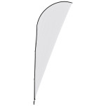 Legend 4M Sublimated Sharkfin Double-Sided Flying Banner - 1 complete unit