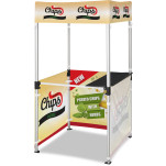 Ovation Sublimated Gazebo 1m X 1m Kiosk - 3 Half-Wall Skins