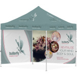 Ovation Sublimated Gazebo 3m X 3m - 2 Full-Wall Skins