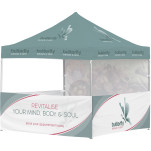 Ovation Sublimated Gazebo 3m X 3m - 3 Half-Wall Skins - 1 Full-Wall Skin