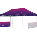 Ovation Sublimated Gazebo 6m X 3m - 2 Short Half-Wall Skins