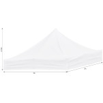 Ovation Sublimated Gazebo 3m X 3m - Roof (Excludes Hardware)