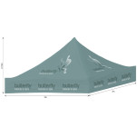 Ovation Sublimated Gazebo 3m X 3m - Roof (Excludes Hardware)