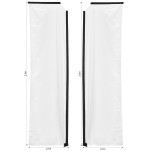 Legend 3m Sublimated Telescopic Double-Sided Flying Banner Skin (Excludes Hardware)