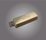 Gold Bar Shaped USB