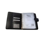 A5 Napoli Leather Organiser with Tab Closure