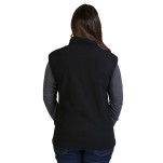 Belle Fleece - Sleeveless - Black - End Of Range