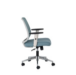 Skye Office Chair - Turquoise/white - 11/ZZ/SKY04