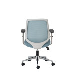 Skye Office Chair - Turquoise/white - 11/ZZ/SKY04