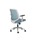 Skye Office Chair - Turquoise/white - 11/ZZ/SKY04