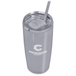 Altitude Daytona Plastic 2-in-1 Double-Wall Tumbler & Straw - 600ml